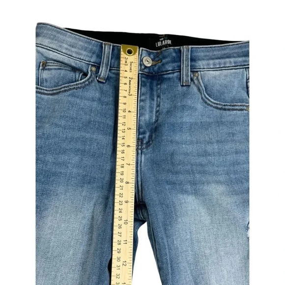 LuLaRoe With Love Simply Comfortable High Rise Distressed Jeans Stretch - Picture 11 of 14